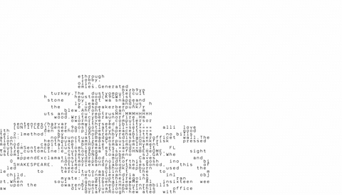 text blocks from Dragline being dragged and stacked on canvas