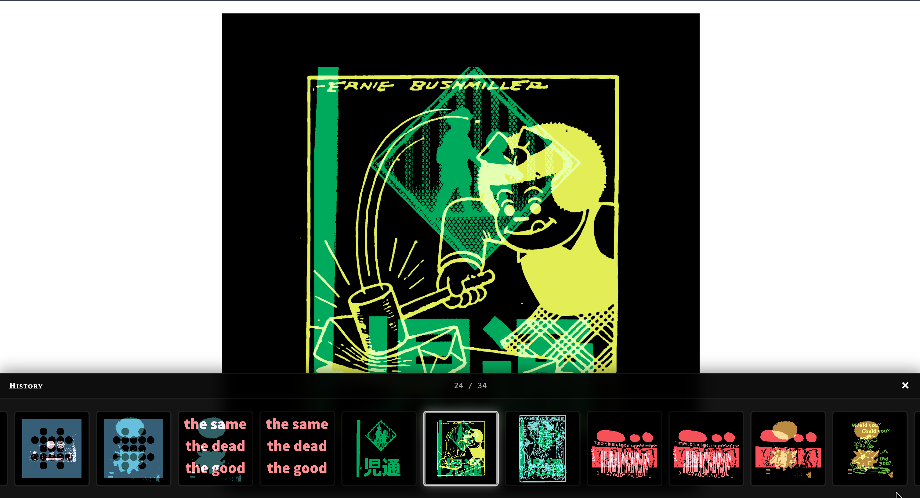 duo-chrome screenshot showing timeline "filmstrip"