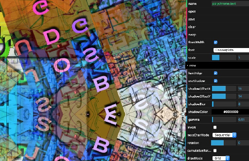 A browser-based text-drawing program because I was jealous of Jackson Pollock and Mark Rothko